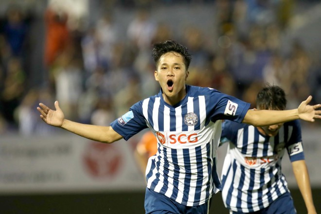 Lê Minh Bình cũng là chân sút hay của U.22 Việt Nam KHẢ HÒA