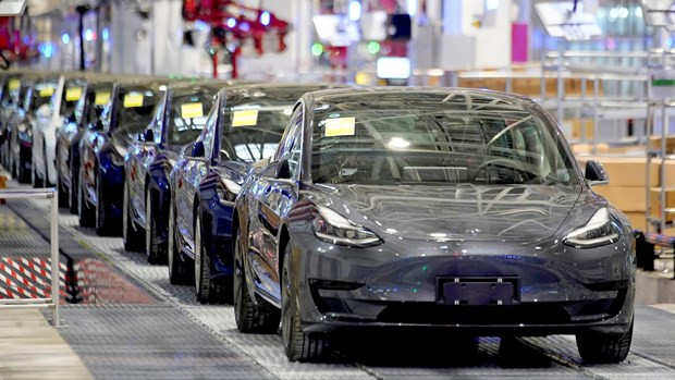 Nhà máy của Tesla ở Thượng Hải. (Ảnh: Reuters)