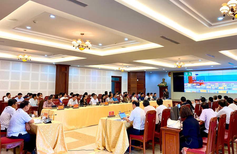 Quang cảnh hội nghị tại điểm cầu tỉnh Gia Lai. Ảnh: Hồng Thi Quang cảnh hội nghị tại điểm cầu tỉnh Gia Lai. Ảnh: Hồng Thi