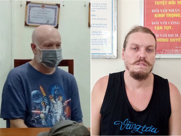Wade Astle (trái) và Hammmett Andrew (phải) - Ảnh: Bộ Công an Wade Astle (trái) và Hammmett Andrew (phải) - Ảnh: Bộ Công an