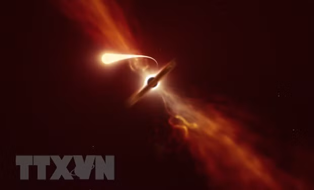 Hình ảnh do Tổ chức Nghiên cứu thiên văn châu Âu tại Nam Bán cầu công bố ngày 12/10/2020, cho thấy một ngôi sao bị 