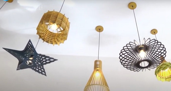 Những chiếc đèn thả trần lunh linh