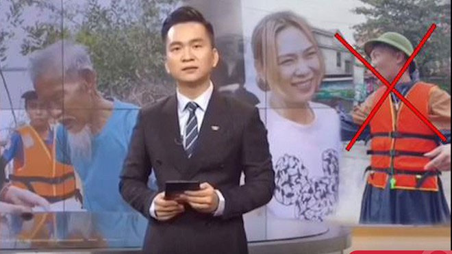 Đội lốt từ thiện ảnh 1 VTV khẳng định đoạn clip đăng tải trên fanpage Huấn Hoa Hồng xuất hiện cùng ca sĩ Mỹ Tâm là cắt ghép.