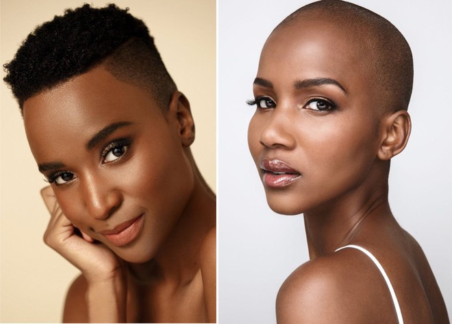 Vẻ đẹp và tài năng của Shudufhadzo Musida khiến nhiều người liên tưởng đến đương kim Hoa hậu Hoàn vũ Zozibini Tunzi (trái).