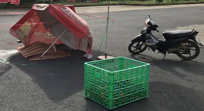 Hiện trường vụ tai nạn ẢNH: TRÙNG DƯƠNG