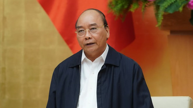  Thủ tướng phát biểu tại cuộc họp chiều 19.10 - Ảnh Quang Hiếu