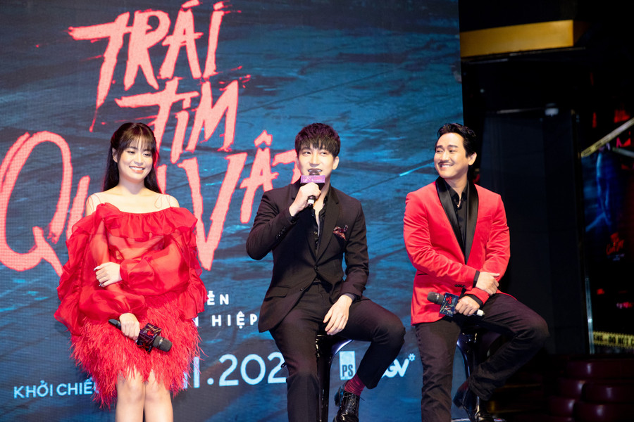 Hoàng Thùy Linh, B Trần và Hứa Vĩ Văn đều là 3 nghi phạm trong phim.