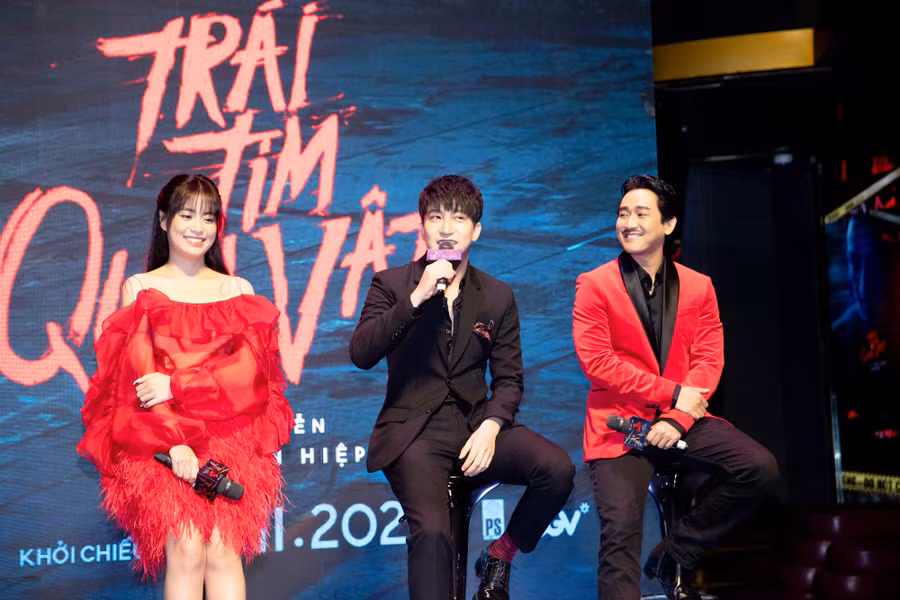 Hoàng Thùy Linh, B Trần và Hứa Vĩ Văn đều là 3 nghi phạm trong phim.