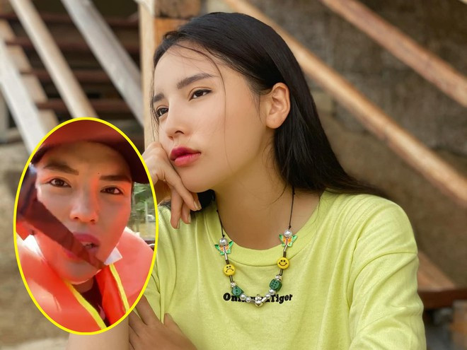 Thuyền chở Hoa hậu Kỳ Duyên và Minh Triệu bị chìm khi đang đi cứu trợ ẢNH: FBNV/CHỤP MÀN HÌNH