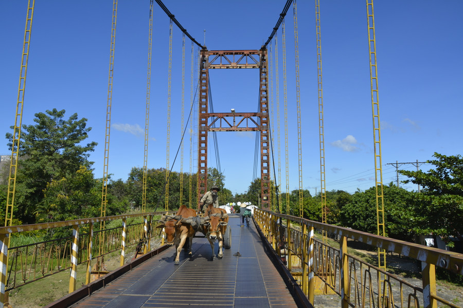 Cầu treo Kon Klor. Ảnh: X.B Cầu treo Kon Klor. Ảnh: X.B