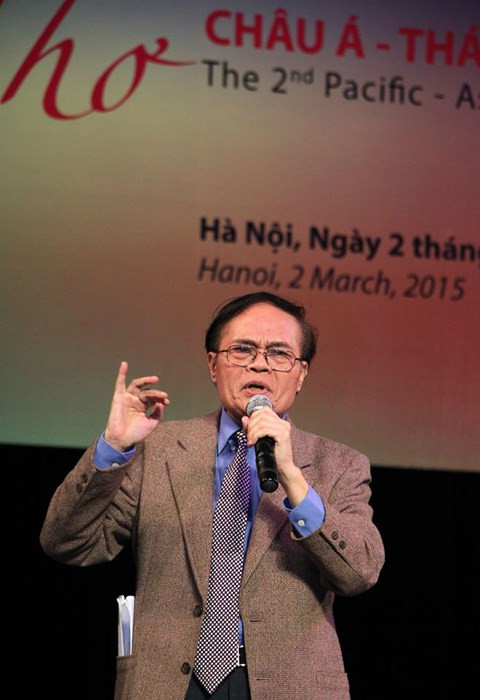 Nhà thơ Anh Ngọc. (Ảnh: Báo Thể thao và Văn hóa)