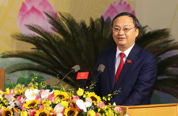 Ông Đỗ Tiến Sỹ tiếp tục làm bí thư Tỉnh ủy Hưng Yên ảnh 1 Ông Đỗ Tiến Sỹ - bí thư Tỉnh ủy Hưng Yên khóa XVIII tiếp tục được tín nhiệm bầu giữ cương vị bí thư Tỉnh ủy Hưng Yên khóa XIX, nhiệm kỳ 2020-2025 - Ảnh: LÊ HIẾU