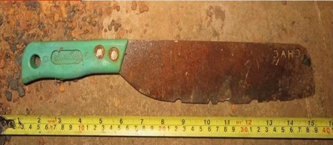  Con dao tang vật vụ việc