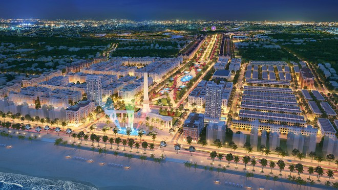 Phối cảnh Quảng trường biển Sầm Sơn.