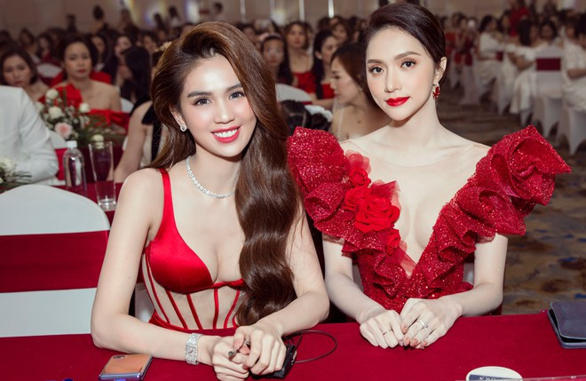Ngọc Trinh và Hoa hậu Chuyển giới Quốc tế 2018 tự tin khoe nhan sắc rực lửa ẢNH: BTC