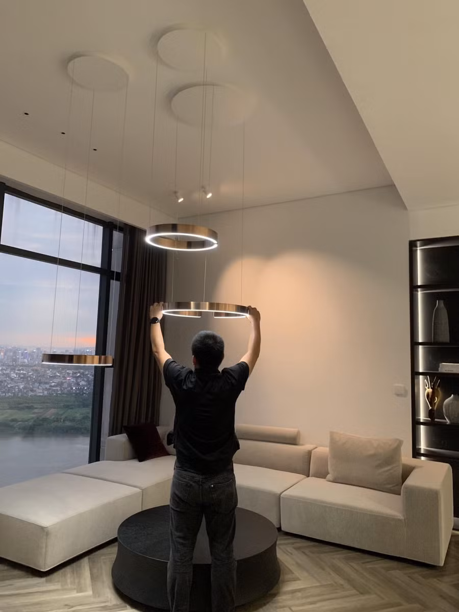 Đèn trong phòng ngủ.