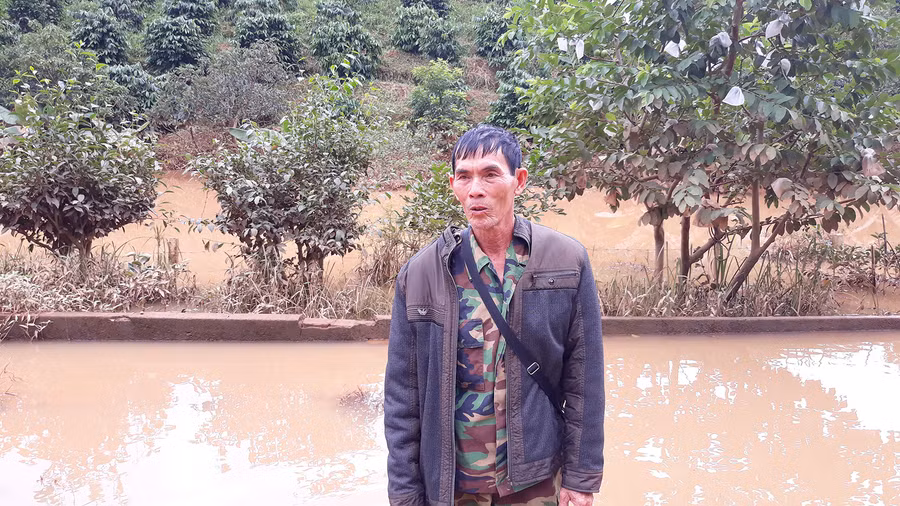 Nhà và cây trồng của ông Trần Hùng Tuấn ngập trong nước, thiệt hại ước tính 800 triệu đồng. Nhà và cây trồng của ông Trần Hùng Tuấn ngập trong nước, thiệt hại ước tính 800 triệu đồng.