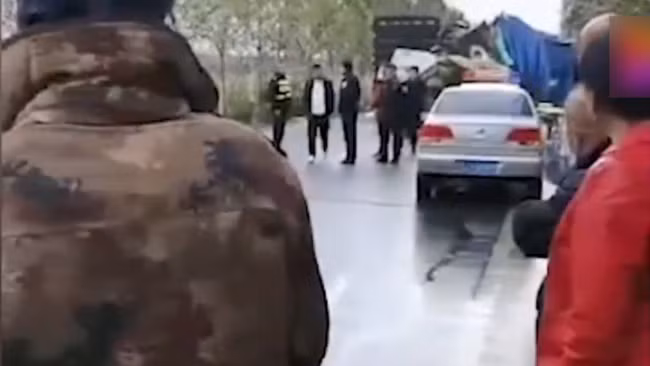 Hiện trường vụ tai nạn. Ảnh: China Plus