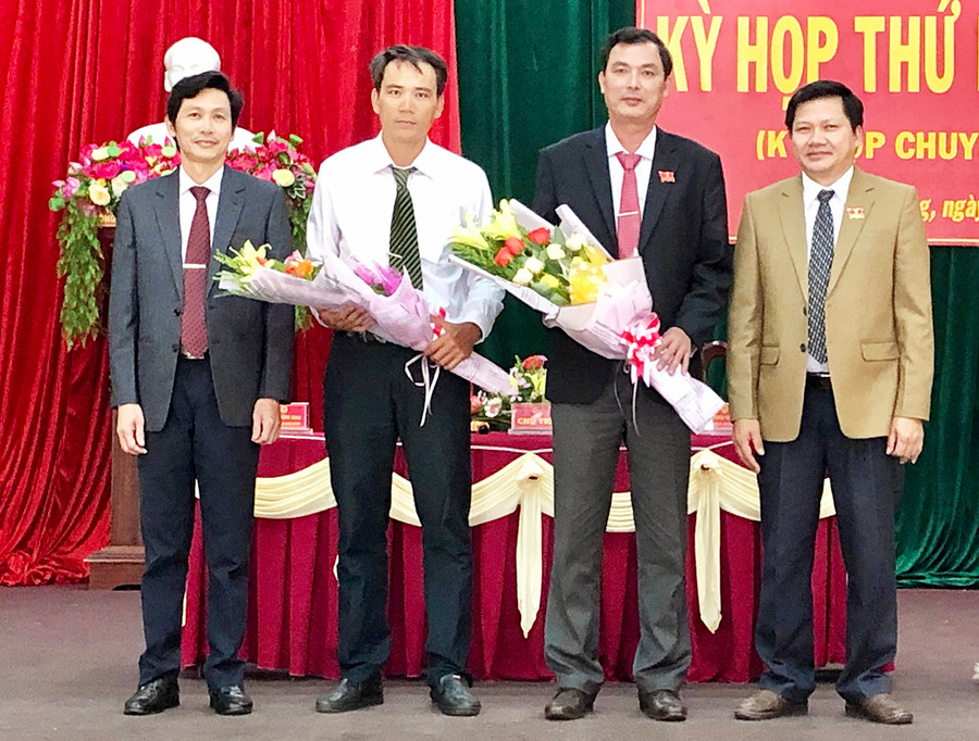  Ông Nguyễn Văn Dũng được bầu làm Chủ tịch UBND huyện Kbang. Ảnh: Lê Nam