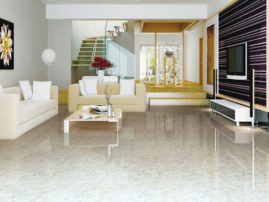 Sàn nhà màu sáng trông sẽ đỡ 