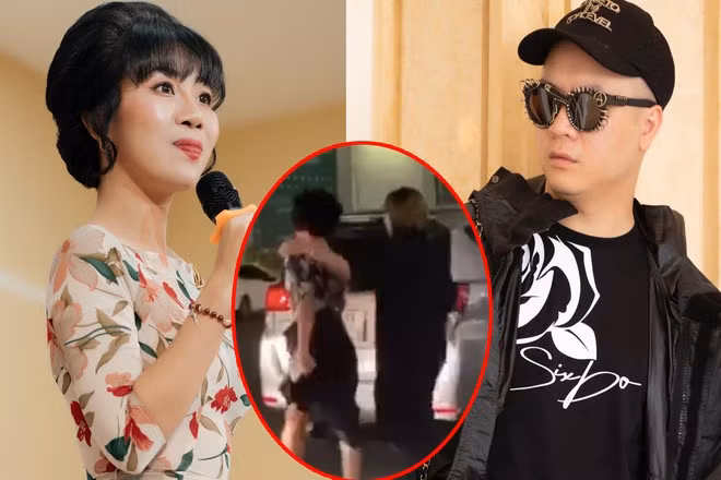 Hình ảnh nữ MC tức giận bỏ về nhận được sự quan tâm của cộng đồng mạng ẢNH: FBNV/CHỤP MÀN HÌNH