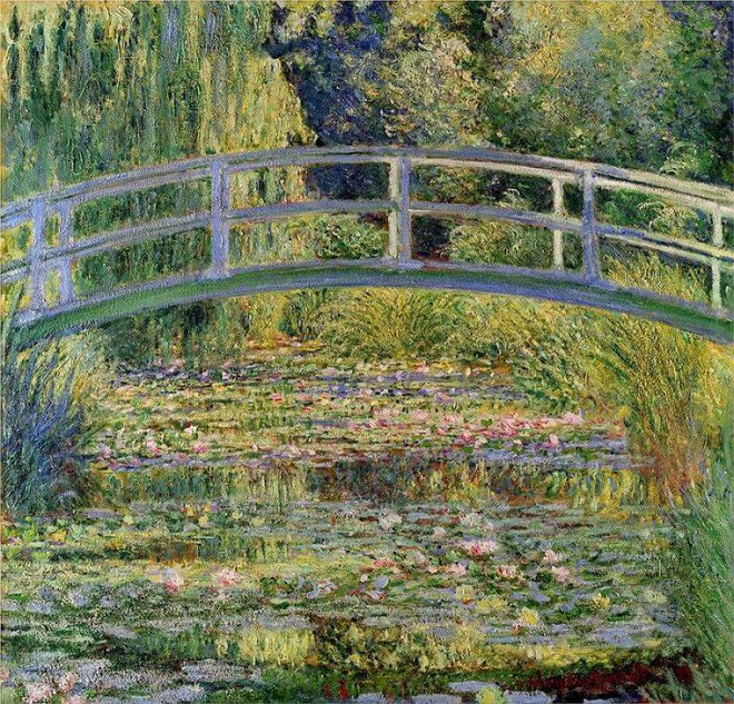 Tác phẩm Ao súng của danh họa Claude Monet ẢNH: CLAUDE-MONET.COM