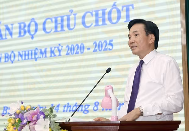  Ông Trần Văn Sơn được bổ nhiệm giữ chức Phó Chủ nhiệm Văn phòng Chính phủ. (Ảnh: Phan Tuấn Anh/TTXVN)