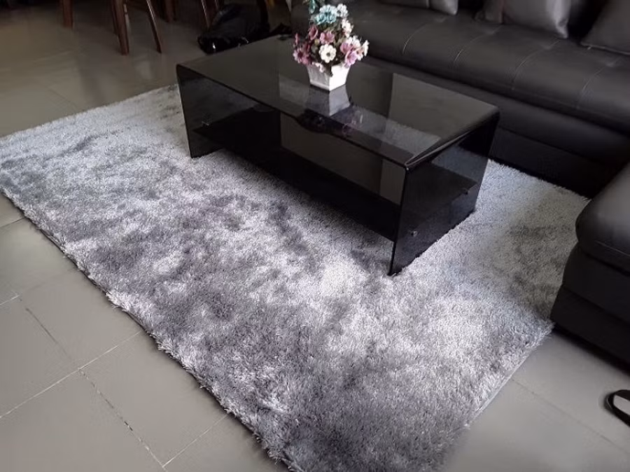 Thảm lông dễ dính bụi (Ảnh minh họa: Internet)