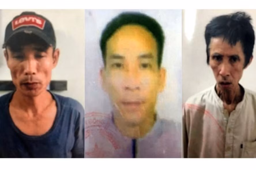  Nhóm bị can liên quan đến vụ trộm cắp điện thoại của người đàn ông say rượu. Ảnh: Q.Trương