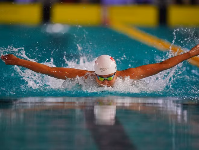 Ánh Viên khát khao đứng dậy từ thất bại như thần tượng. ảnh: Độc Lập