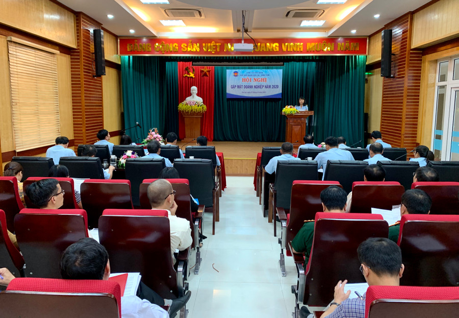 Quang cảnh hội nghị. Ảnh: Hà Duy Cục Hải quan Gia Lai-Kon Tum đối thoại với DN. Ảnh: Hà Duy