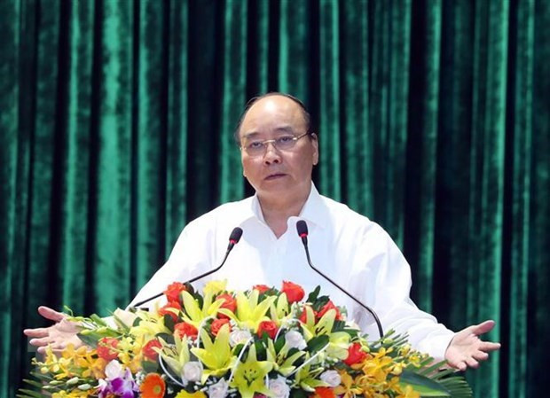 Thủ tướng Nguyễn Xuân Phúc. (Ảnh: Thống Nhất/TTXVN)