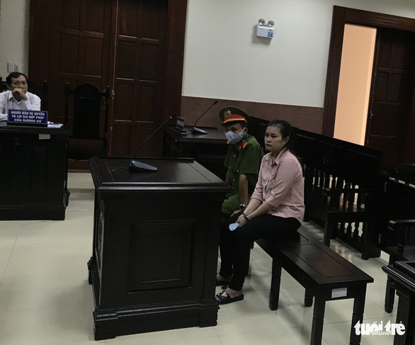  Bị cáo Nguyễn Thanh Ngọc tại phiên tòa phúc thẩm - Ảnh: ĐAN THUẦN