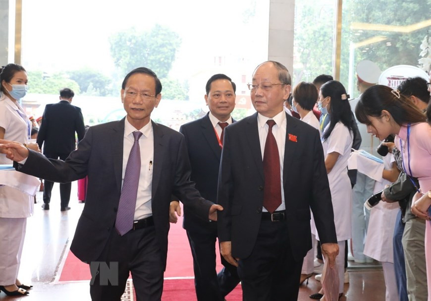 Các đại biểu đến dự Đại hội. (Ảnh: Văn Điệp/TTXVN) Các đại biểu đến dự Đại hội. (Ảnh: Văn Điệp/TTXVN)