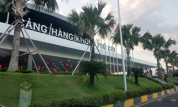 Phù Cát là một trong 6 sân bay phải đóng cửa do ảnh hưởng bão số 9.