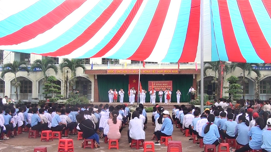 Quang cảnh buổi lễ. Ảnh: Mỹ Đức Quang cảnh. Ảnh: Mỹ Đức