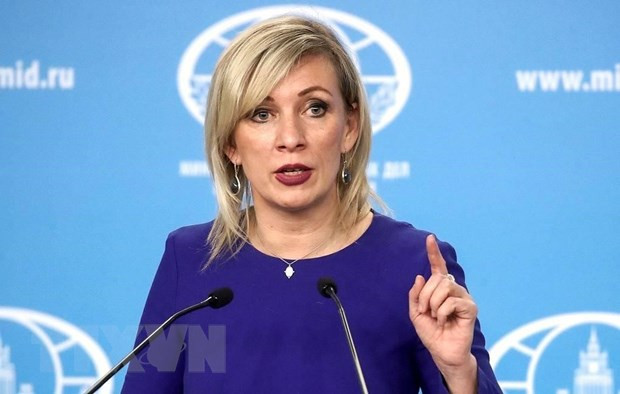 Người phát ngôn Bộ Ngoại giao Nga Maria Zakharova. (Ảnh: AFP/TTXVN)