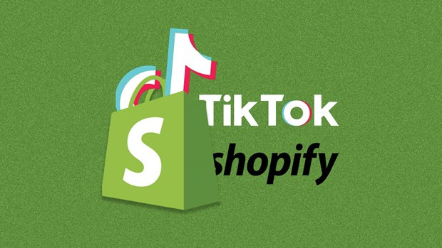 Shopify hợp tác với TikTok. (Nguồn: adweek.com)