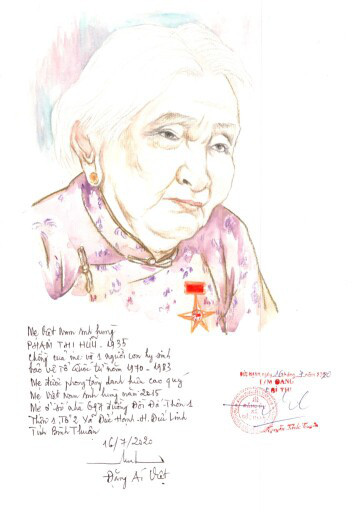 Lần đầu có website ảnh chân dung 'Mẹ Việt Nam anh hùng' ảnh 3