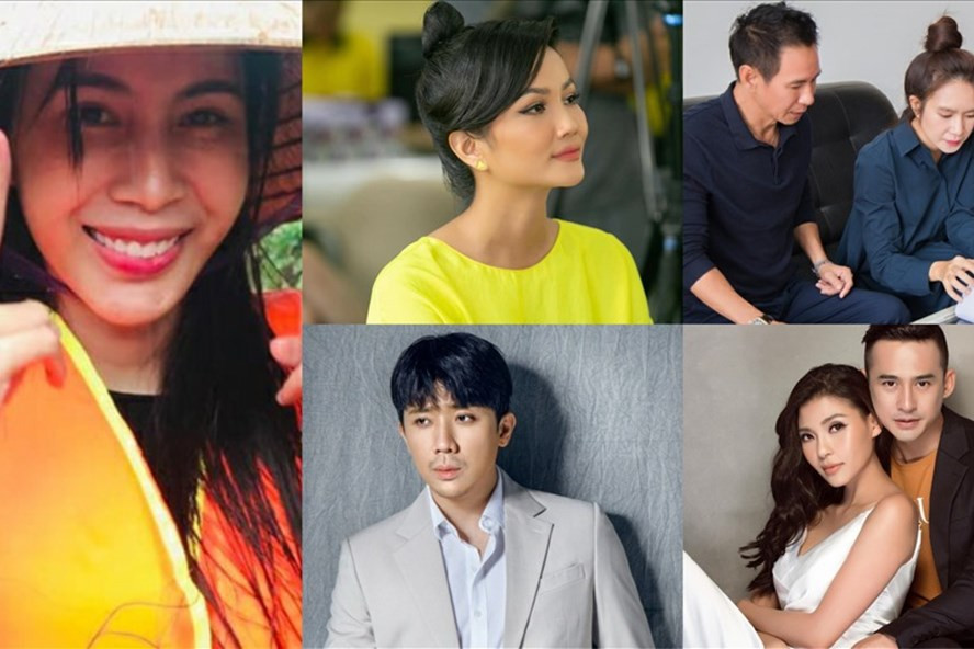 Thủy Tiên và loạt nghệ sĩ đứng ra quyên góp ủng hộ miền Trung. Ảnh: NSCC, Cắt clip