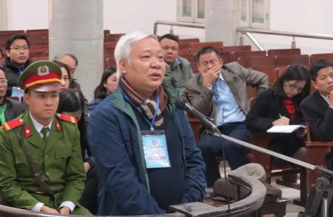 Nguyên chủ tịch HĐQT GPBank Tạ Bá Long trong một vụ án trước đó - Ảnh: VNF