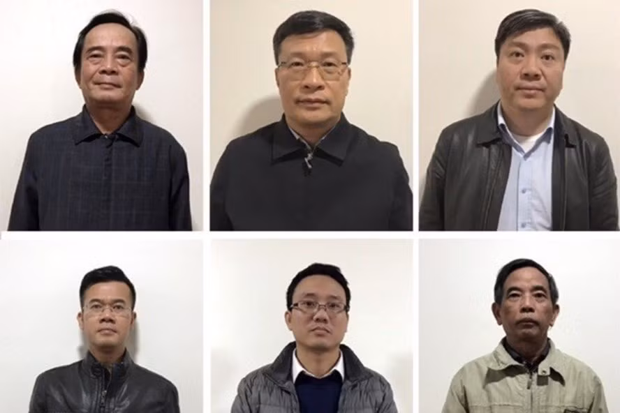 Các bị cáo liên quan đến hành vi tham nhũng xảy ra ở BIDV.