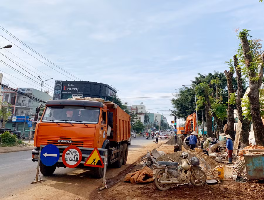 Hoàn thiện hạ tầng giao thông để nâng cao chất lượng đô thị Pleiku. Ảnh: Hà Duy