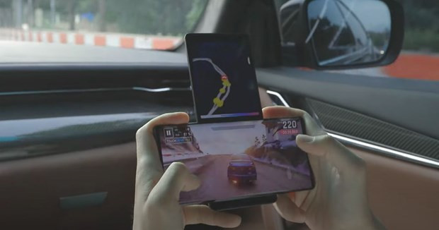 Điện thoại Wing của LG. (Ảnh: 91 Mobiles)