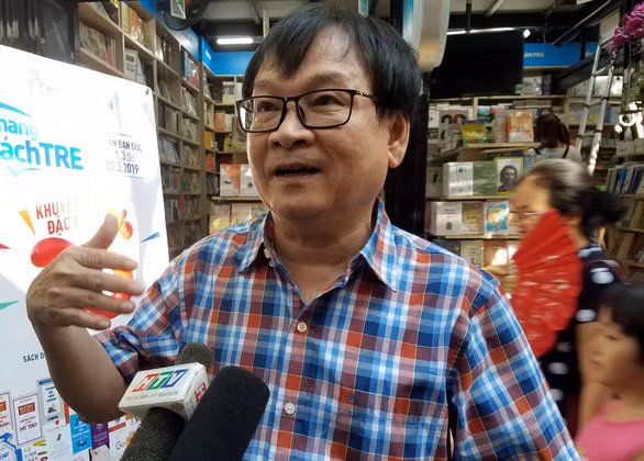 Nhà văn Nguyễn Nhật Ánh trong một lần giao lưu tại Đường sách TP.HCM - Ảnh: L.ĐIỀN