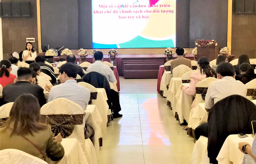 Quang cảnh buổi tập huấn. Ảnh: Đinh Yến