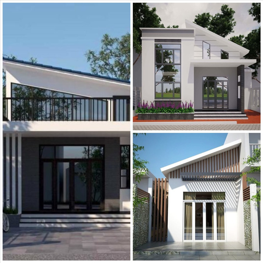 Mẫu nhà cấp 4 gác lửng mái bằng với thiết kế vuông vức đơn giản hiện đại với hình khối khỏe khoắn tiết kiệm thời gian thiết kế lẫn thi công. Ảnh minh họa: Phương Duy