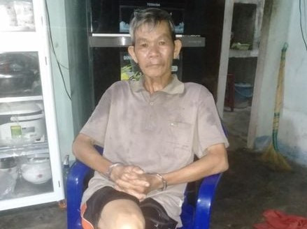  Võ Đình Thiện bị tạm giữ khi gây án. Ảnh: Công an cung cấp