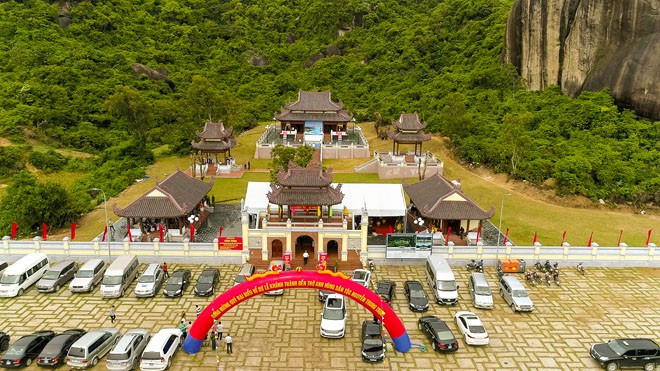 Toàn cảnh Đền thờ anh hùng dân tộc Nguyễn Trung Trực tại Bình Định ẢNH: DŨNG NHÂN