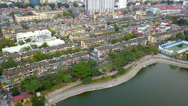Khu tập thể Thành Công (Q.Ba Đình, Hà Nội) dù xuống cấp nhưng đến nay vẫn chờ tái thiết ẢNH LÊ QUÂN